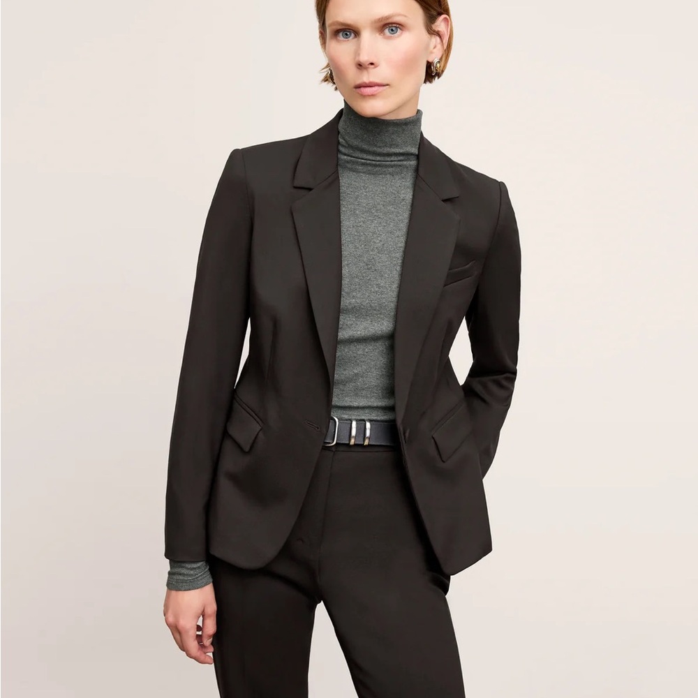 MM Lafleur Black Blazer Elegant Suit Jacket